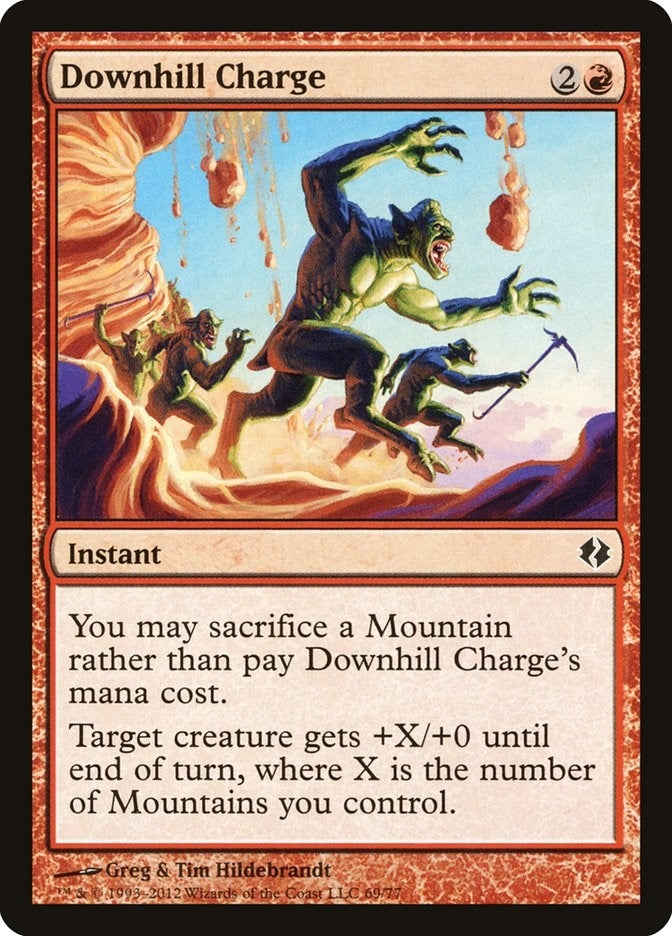 Image for Downhill Charge (69) - Magic: The Gathering