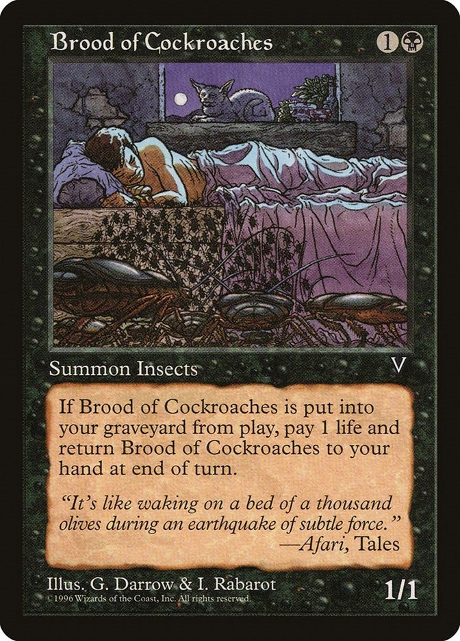 Image for Brood of Cockroaches - Magic: The Gathering