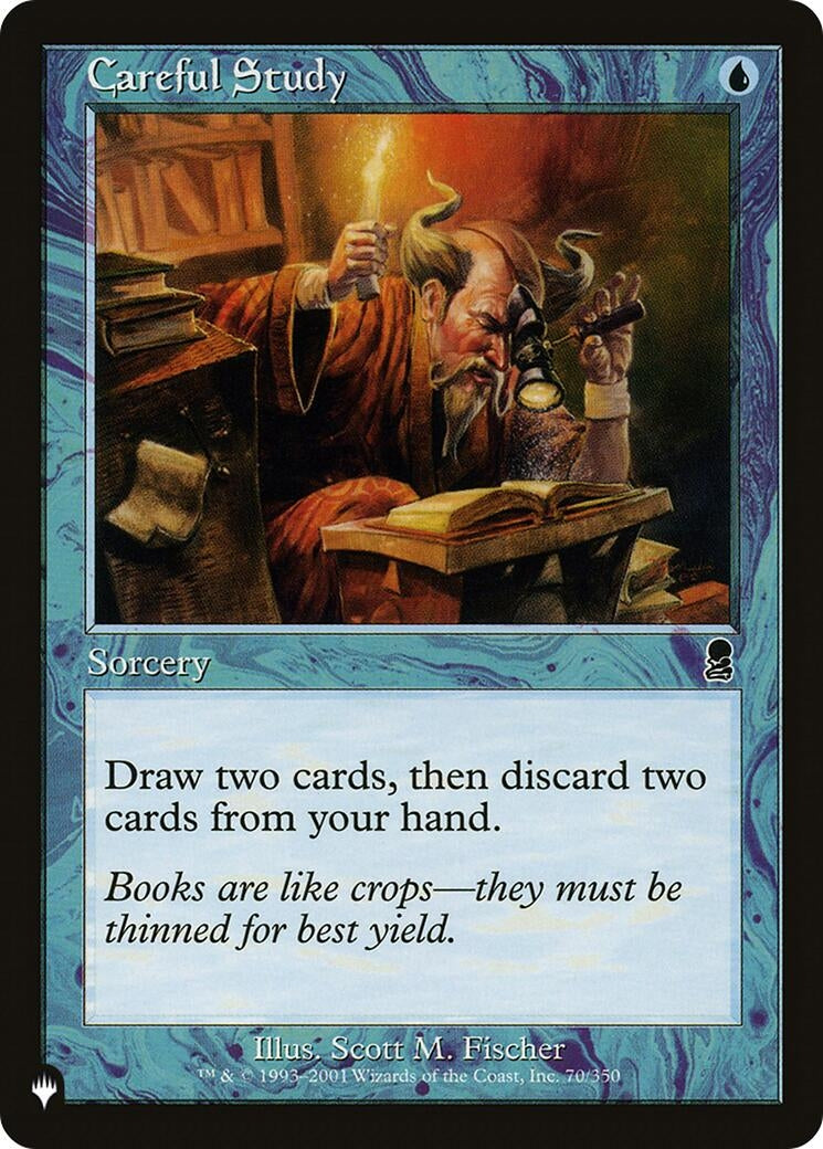 Image for Careful Study (70/350) - Magic: The Gathering