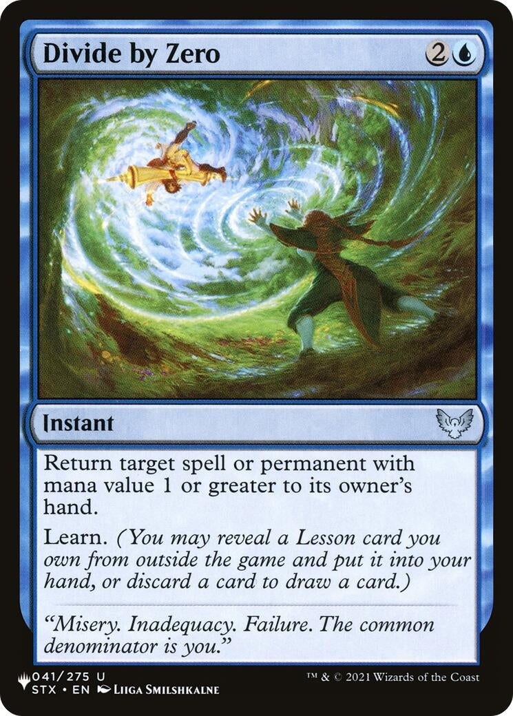 Image for Divide by Zero (041/275) (LIST) - Magic: The Gathering