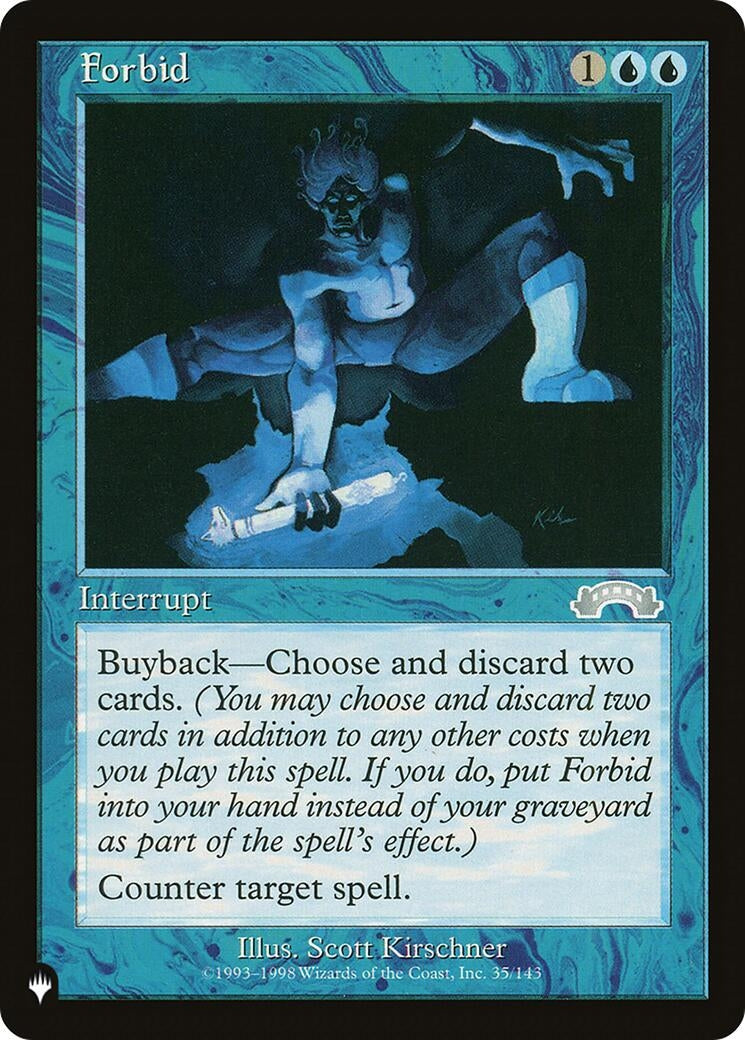 Image for Forbid (35/143) (LIST) - Magic: The Gathering