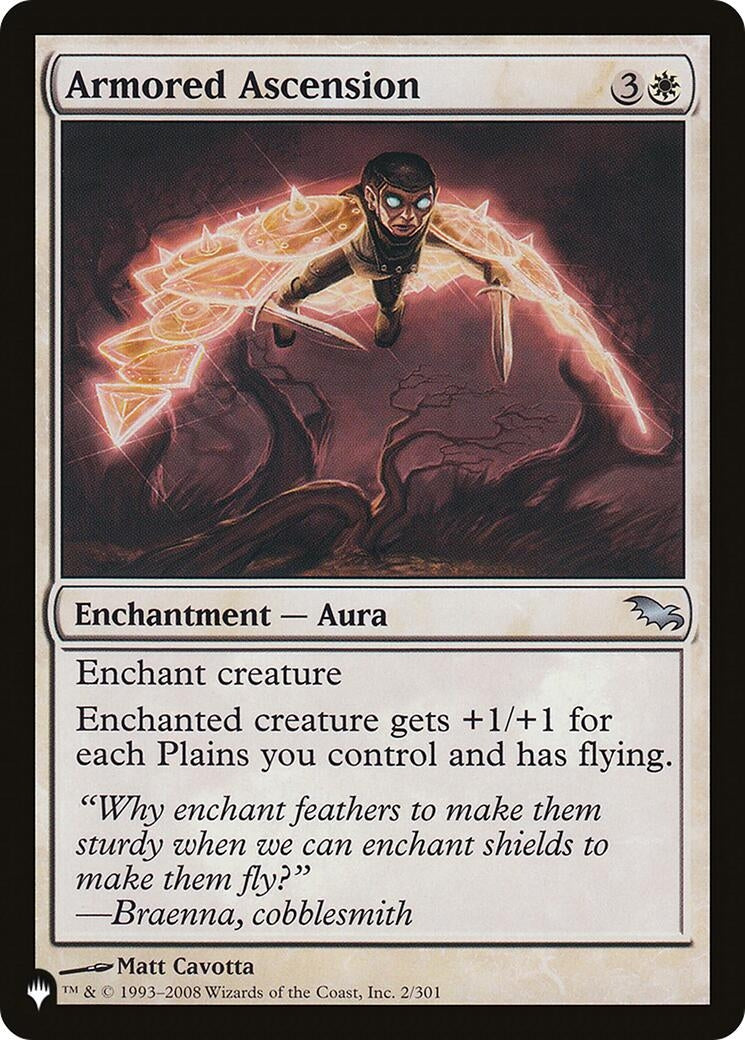 Image for Armored Ascension (2/301) - Magic: The Gathering