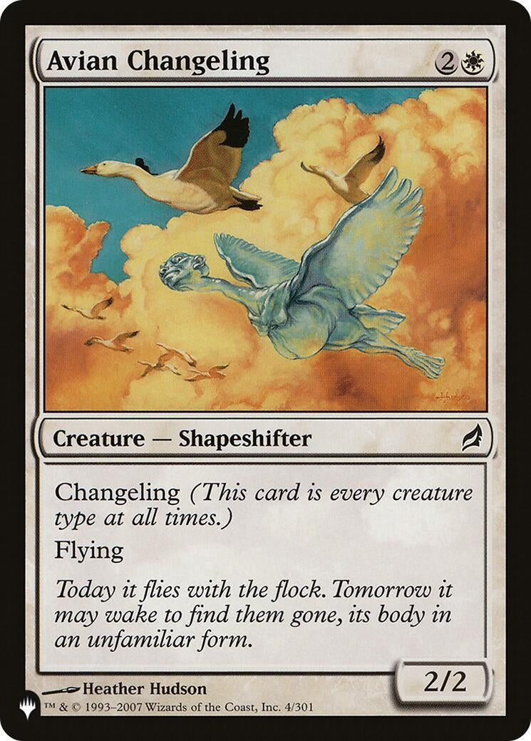 Image for Avian Changeling (4/301) (LIST) - Magic: The Gathering