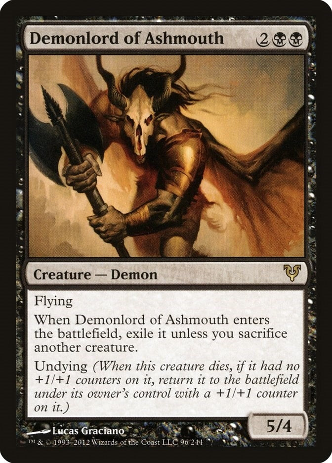 Image for Demonlord of Ashmouth (96) (AVR) - Magic: The Gathering