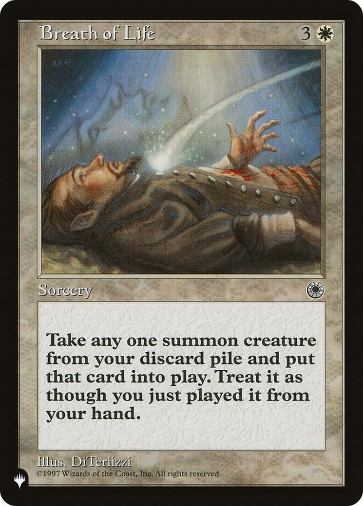 Image for Breath of Life (LIST) - Magic: The Gathering