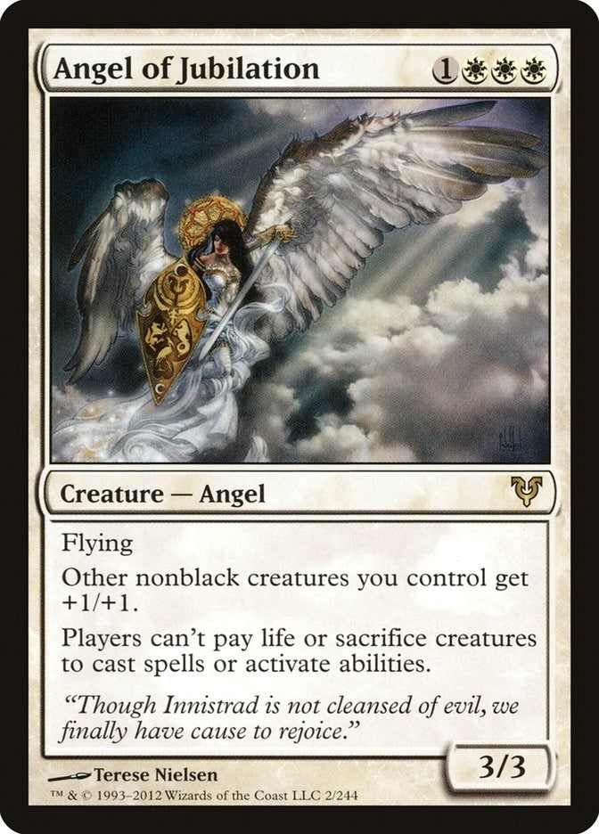 Image for Angel of Jubilation (2) (AVR) - Magic: The Gathering