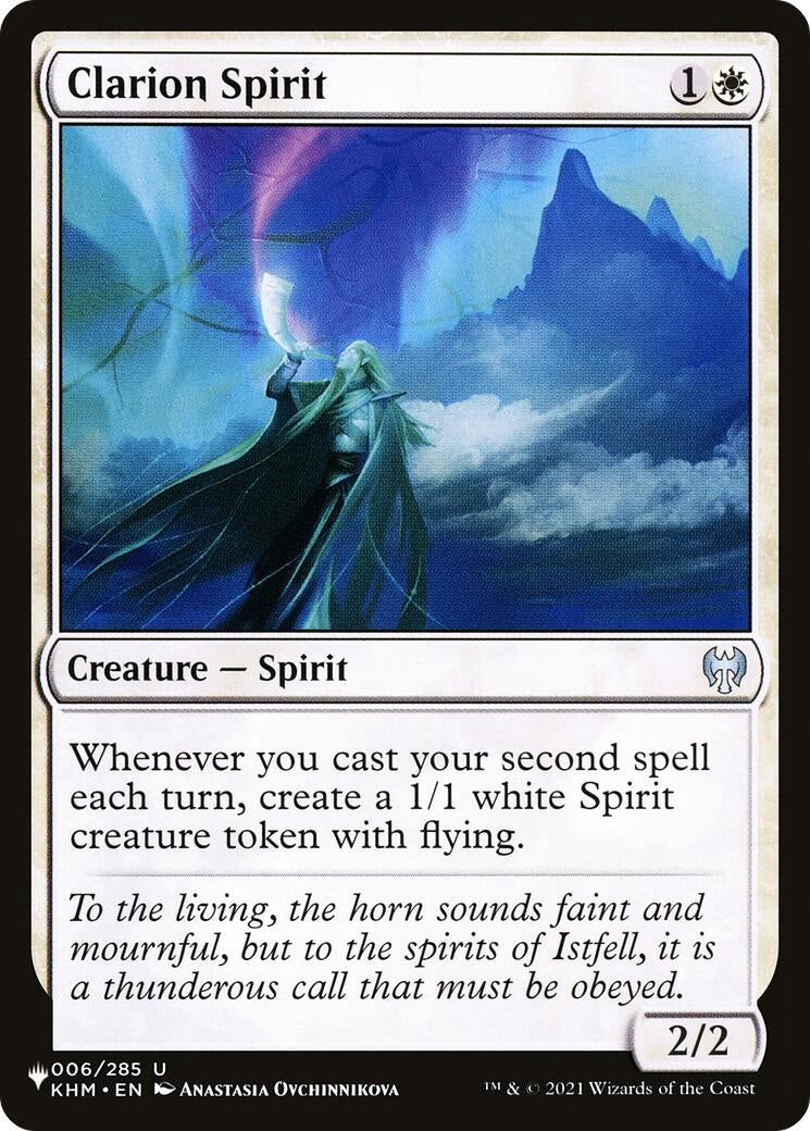 Image for Clarion Spirit (006/285) (LIST) - Magic: The Gathering