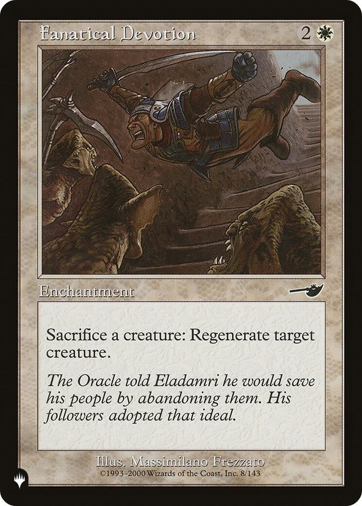 Image for Fanatical Devotion (8/143) (LIST) - Magic: The Gathering
