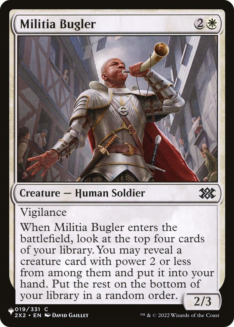 Image for Militia Bugler (019/024) (LIST) - Magic: The Gathering
