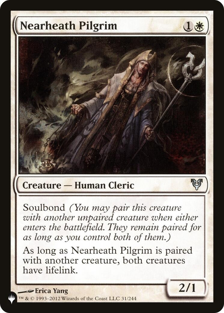 Image for Nearheath Pilgrim (31/244) - Magic: The Gathering