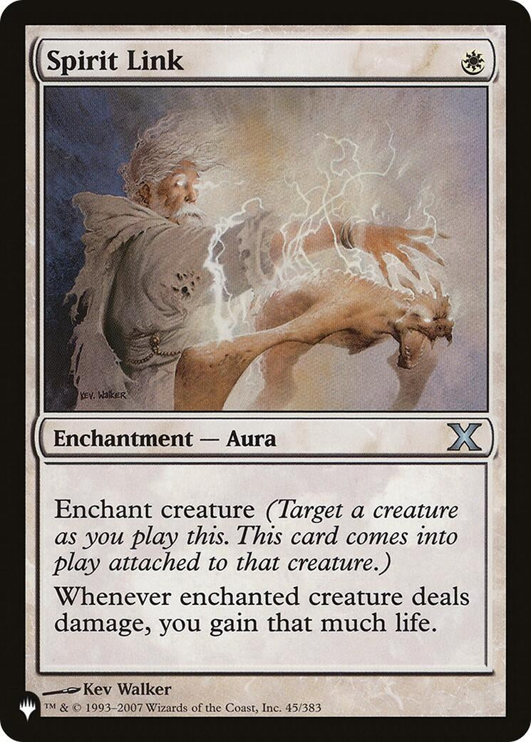 Image for Spirit Link (45/383) (LIST) - Magic: The Gathering