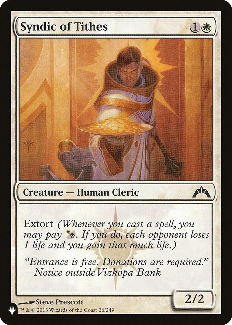 Image for Syndic of Tithes (26/249) - Magic: The Gathering