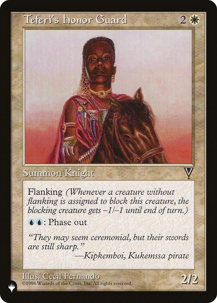 Image for Teferi's Honor Guard (LIST) - Magic: The Gathering