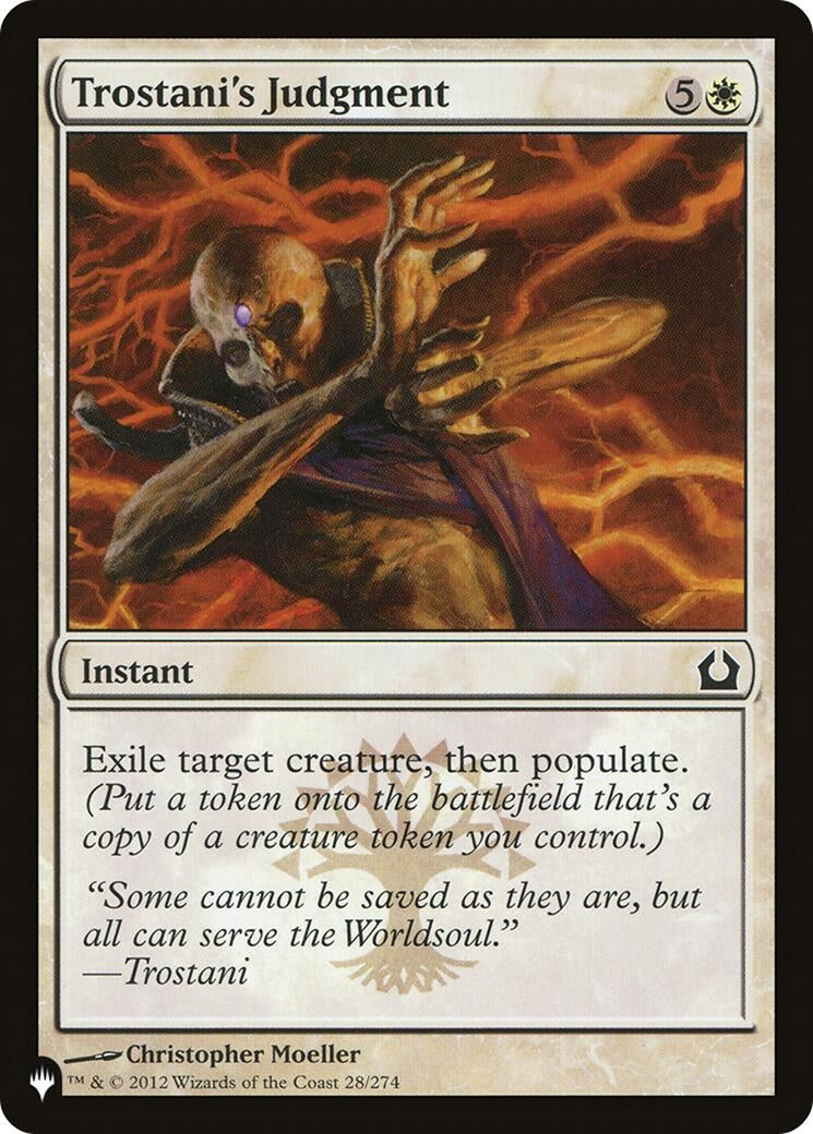 Image for Trostani's Judgment (28/274) - Magic: The Gathering