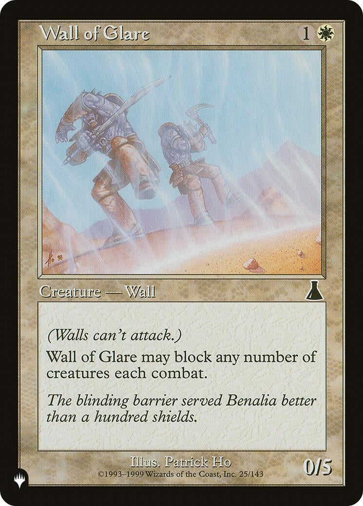 Image for Wall of Glare (25/143) - Magic: The Gathering