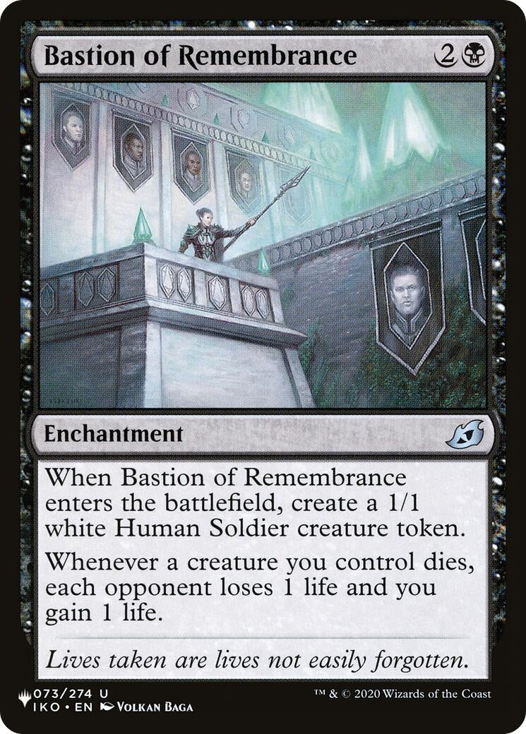 Image for Bastion of Remembrance (073/274) - Magic: The Gathering