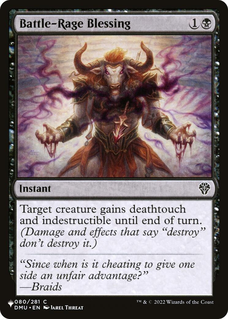 Image for Battle-Rage Blessing (080/281) (LIST) - Magic: The Gathering