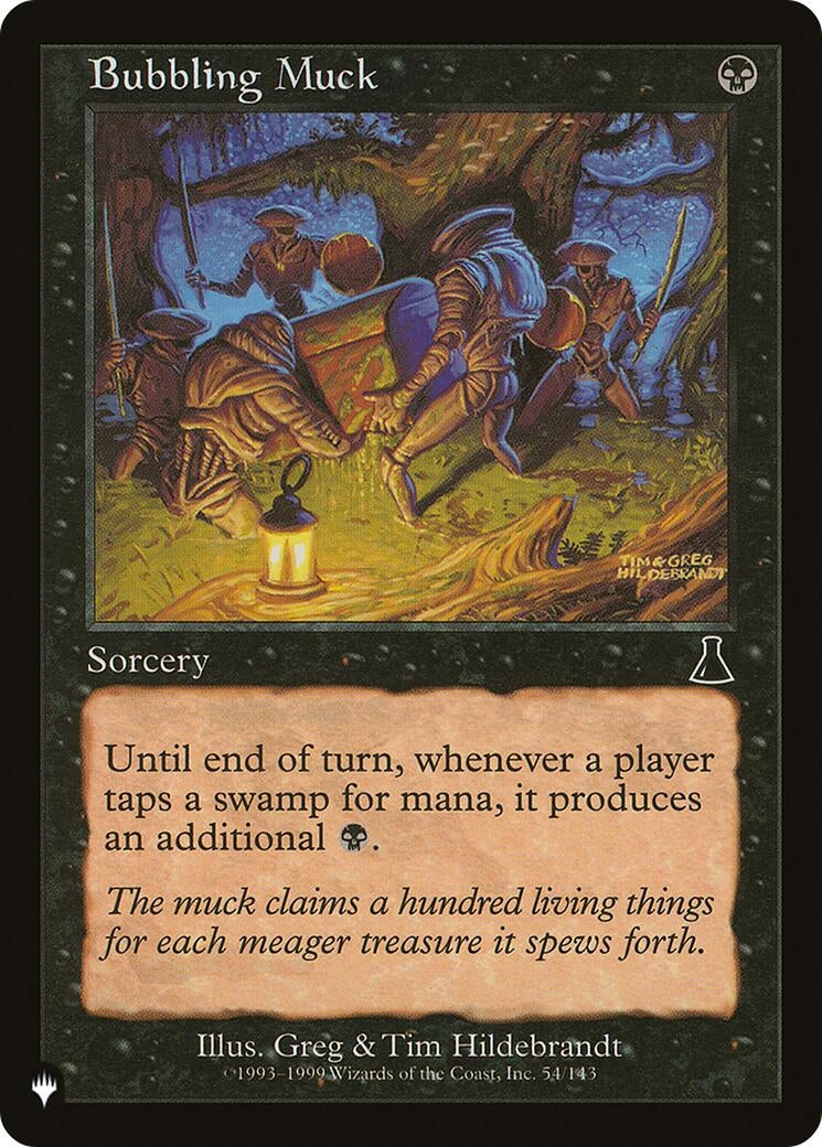 Image for Bubbling Muck (54/143) (LIST) - Magic: The Gathering