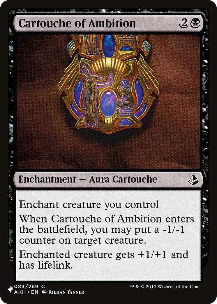 Image for Cartouche of Ambition (083/269) (LIST) - Magic: The Gathering
