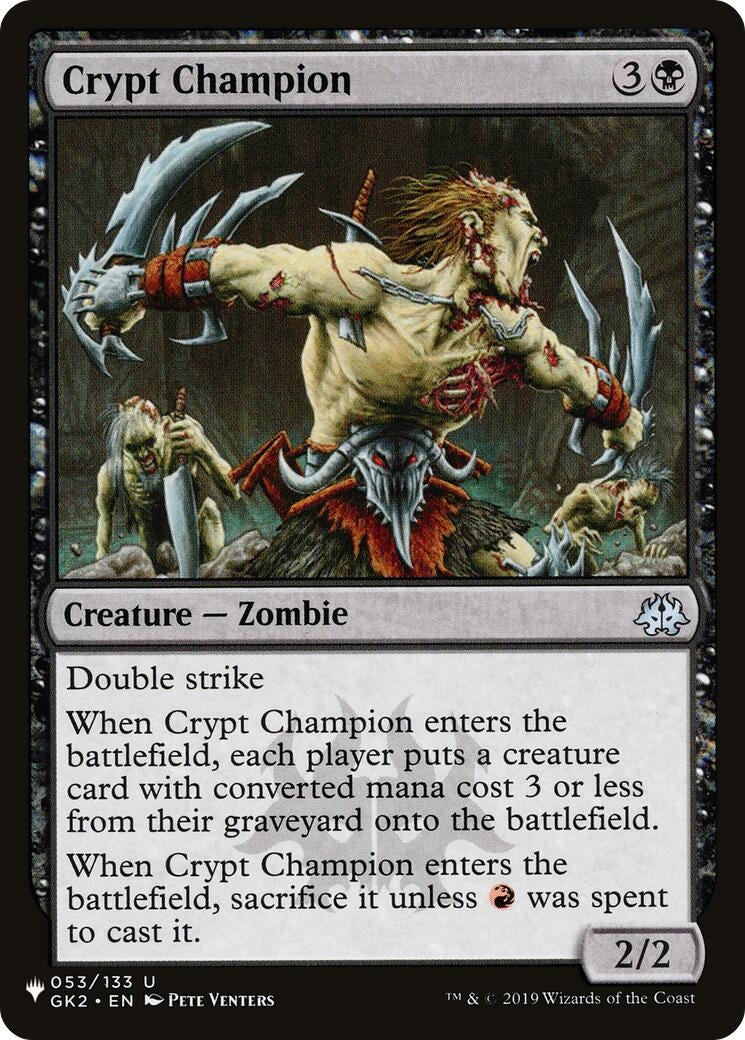 Image for Crypt Champion (053/133) (LIST) - Magic: The Gathering