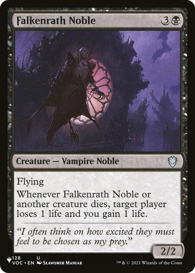 Image for Falkenrath Noble (128/038) - Magic: The Gathering
