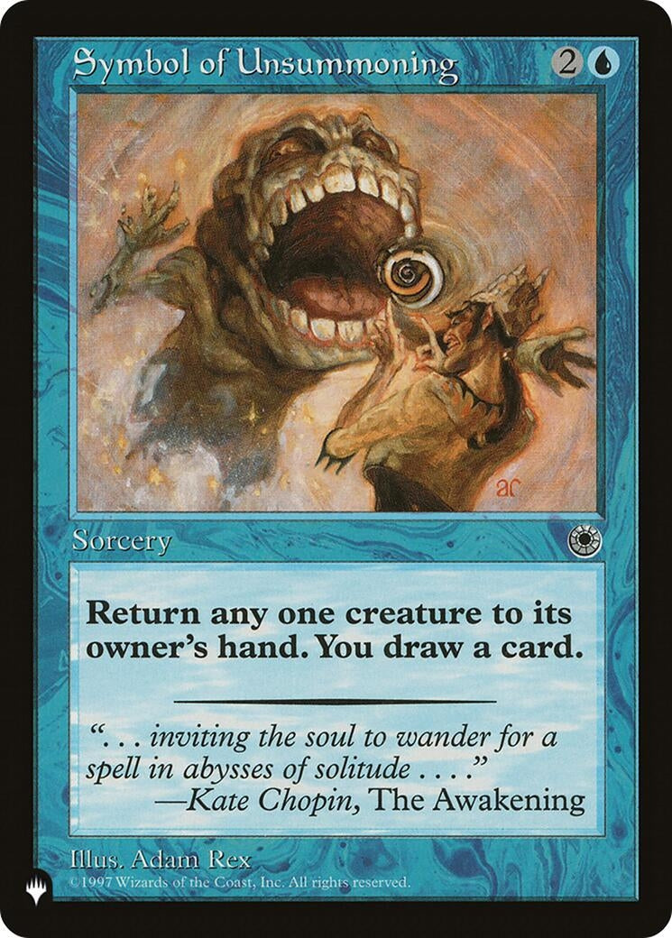 Image for Symbol of Unsummoning - Magic: The Gathering