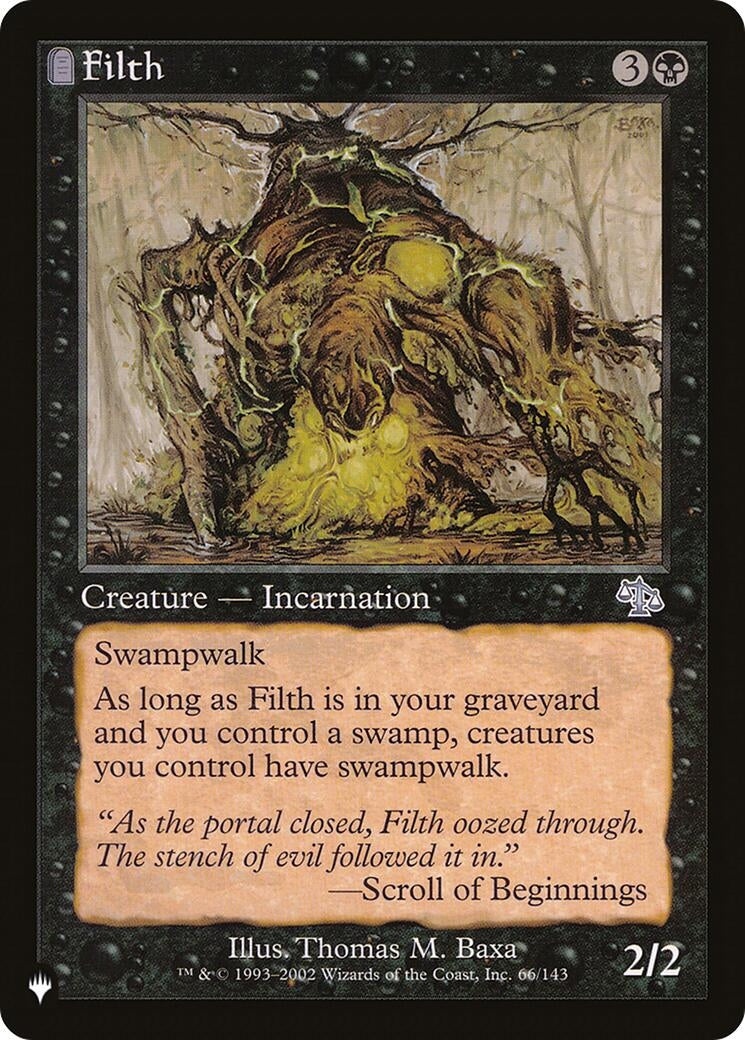 Image for Filth (66/143) (LIST) - Magic: The Gathering