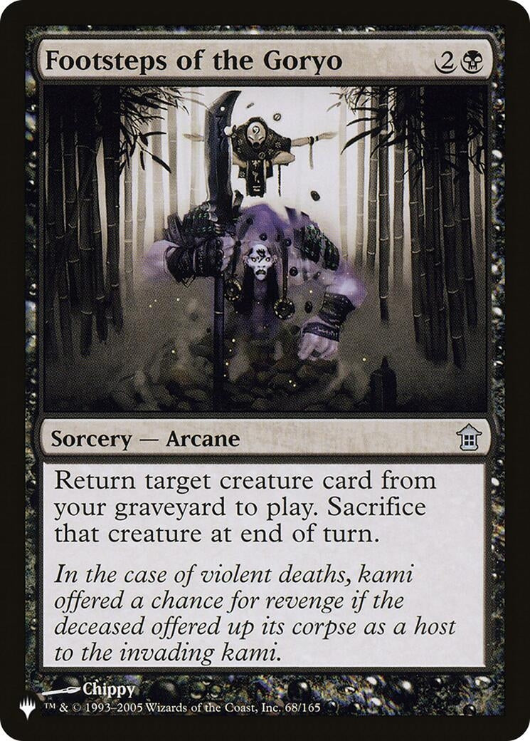 Image for Footsteps of the Goryo (68/165) (LIST) - Magic: The Gathering