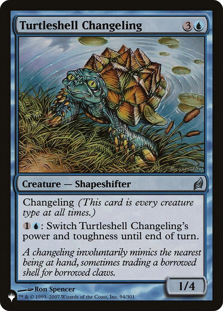 Image for Turtleshell Changeling (94/301) (LIST) - Magic: The Gathering