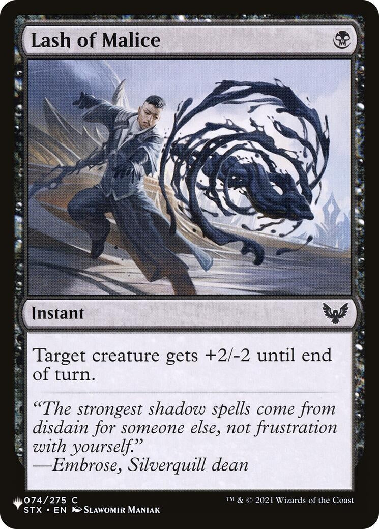 Image for Lash of Malice (074/275) - Magic: The Gathering