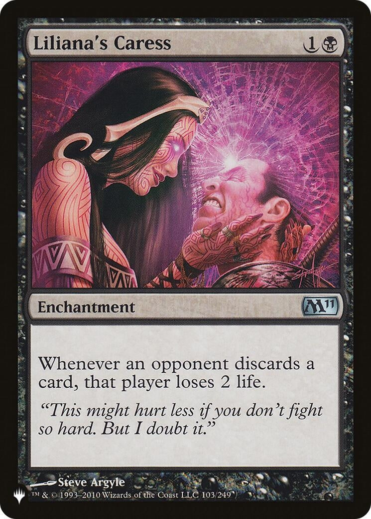 Image for Liliana's Caress (103/249) - Magic: The Gathering