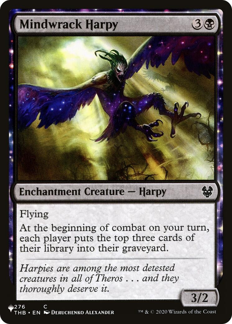 Image for Mindwrack Harpy (276/254) (LIST) - Magic: The Gathering