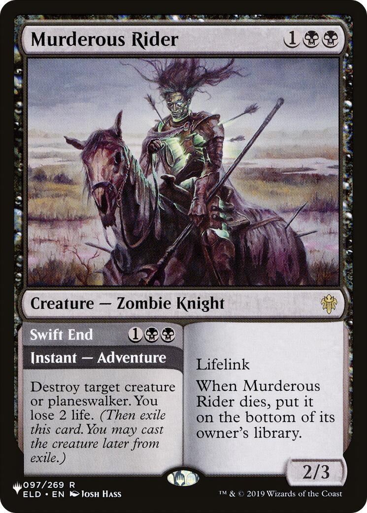 Image for Murderous Rider (097/269) - Magic: The Gathering