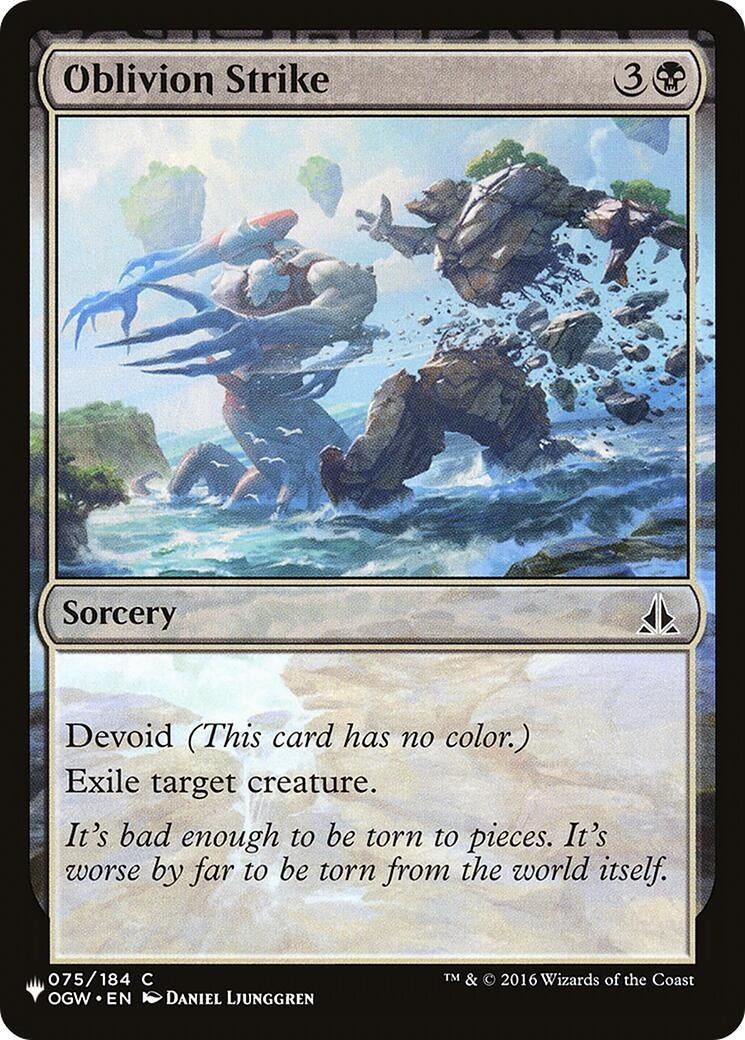 Image for Oblivion Strike (075/184) - Magic: The Gathering