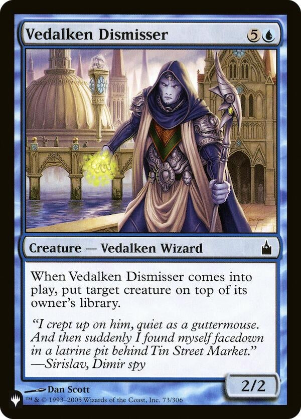 Image for Vedalken Dismisser (73/306) - Magic: The Gathering