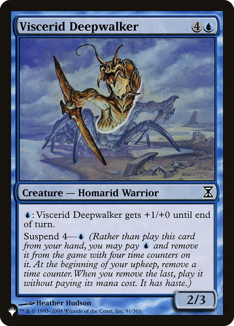 Image for Viscerid Deepwalker (91/301) - Magic: The Gathering