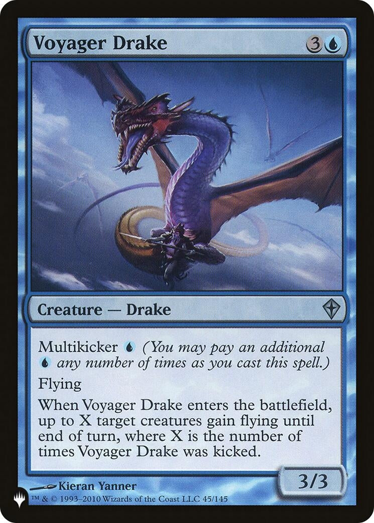 Image for Voyager Drake (45/145) - Magic: The Gathering