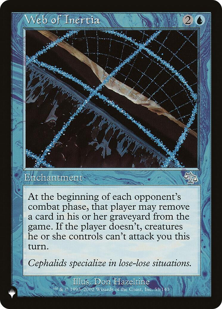 Image for Web of Inertia (53/143) (LIST) - Magic: The Gathering