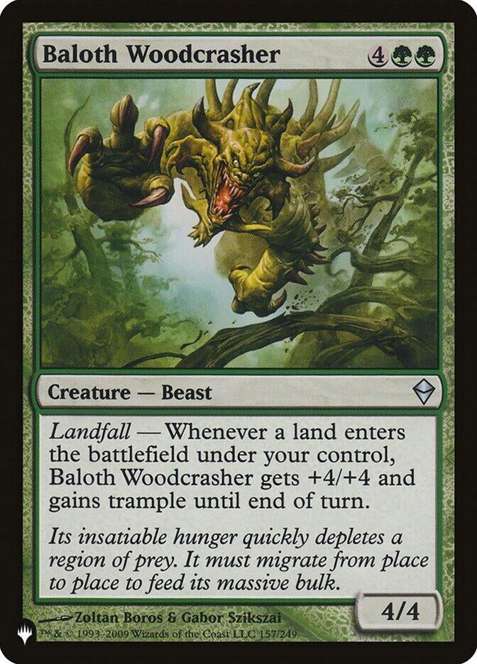 Image for Baloth Woodcrasher (157/249) (LIST) - Magic: The Gathering