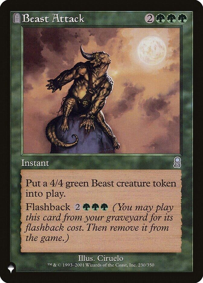 Image for Beast Attack (230/350) (LIST) - Magic: The Gathering