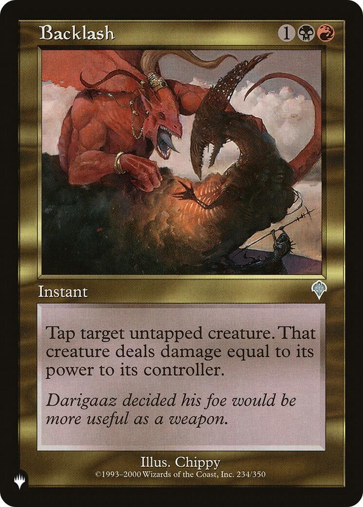 Image for Backlash (234/350) (LIST) - Magic: The Gathering