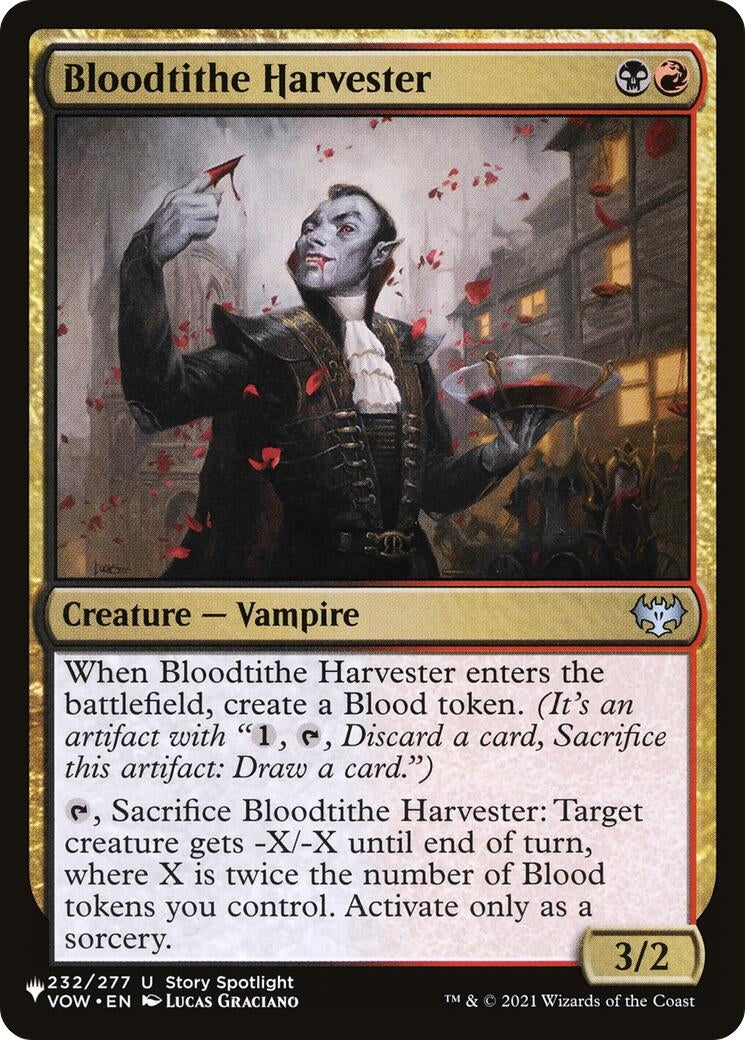 Image for Bloodtithe Harvester (232/277) (LIST) - Magic: The Gathering