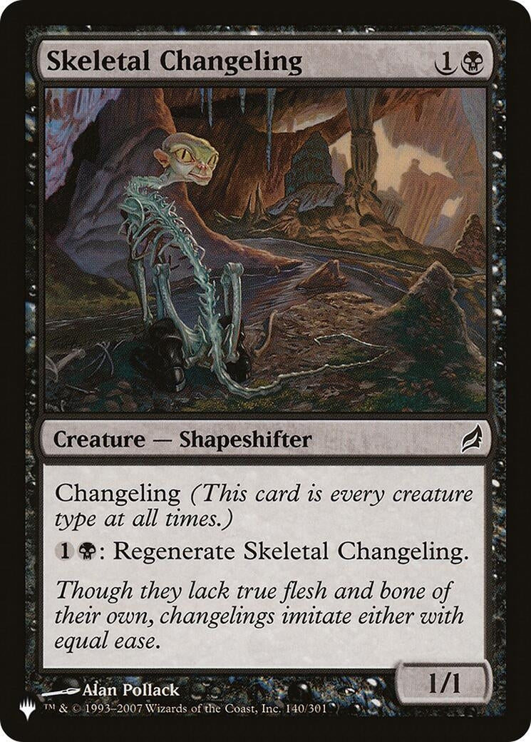 Image for Skeletal Changeling (140) (LIST) - Magic: The Gathering