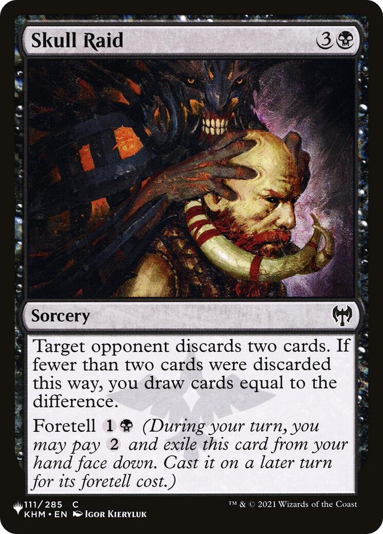 Image for Skull Raid (111/285) (LIST) - Magic: The Gathering