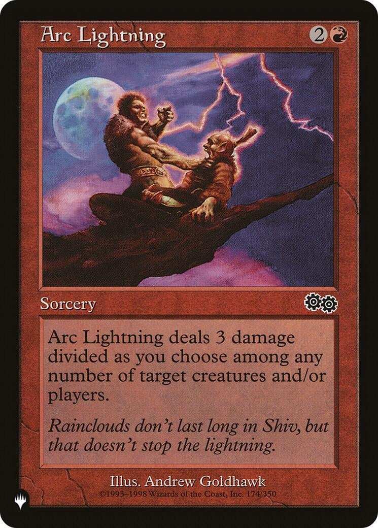 Image for Arc Lightning (174/350) (LIST) - Magic: The Gathering