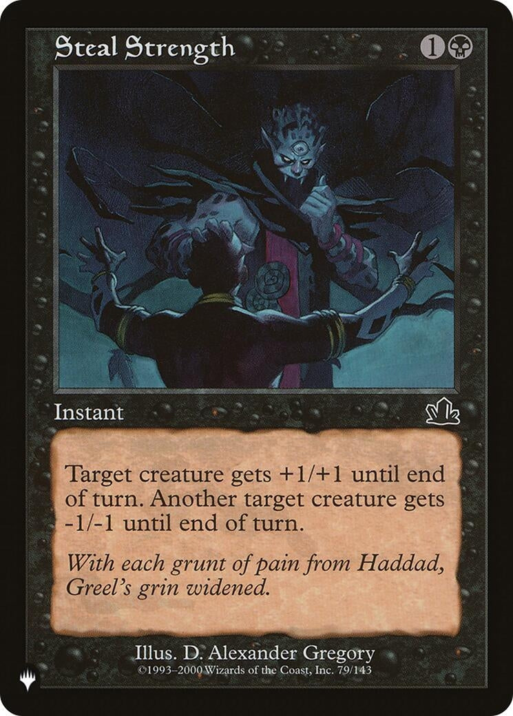 Image for Steal Strength (79/143) (LIST) - Magic: The Gathering