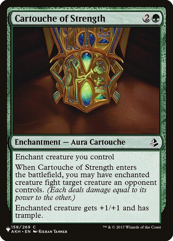 Image for Cartouche of Strength (158/269) (LIST) - Magic: The Gathering