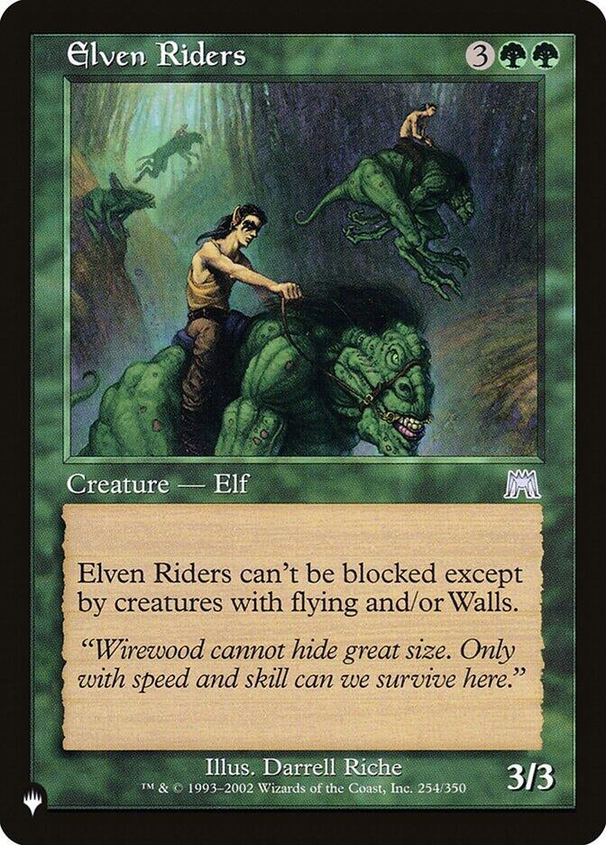 Image for Elven Riders (254/350) - Magic: The Gathering