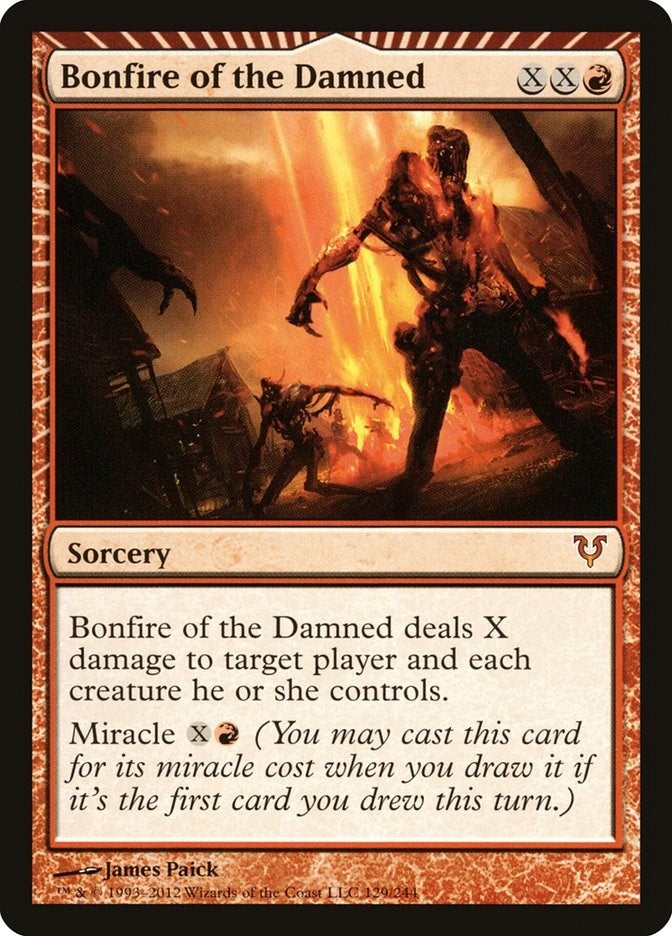 Image for Bonfire of the Damned (129) - Magic: The Gathering