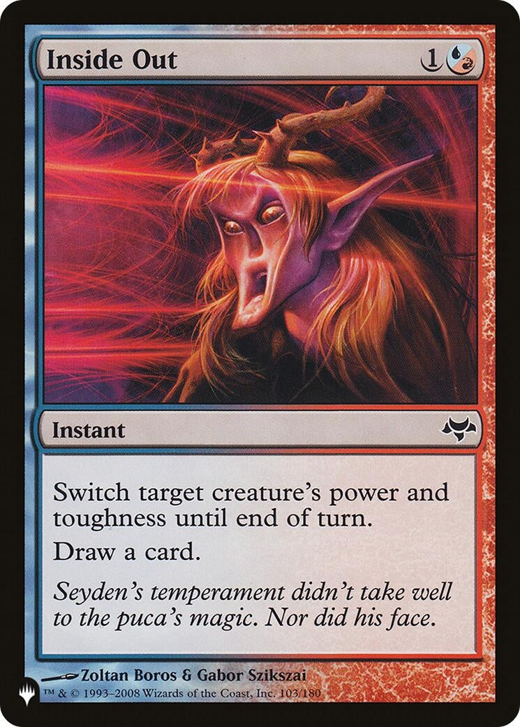 Image for Inside Out (103/180) (LIST) - Magic: The Gathering